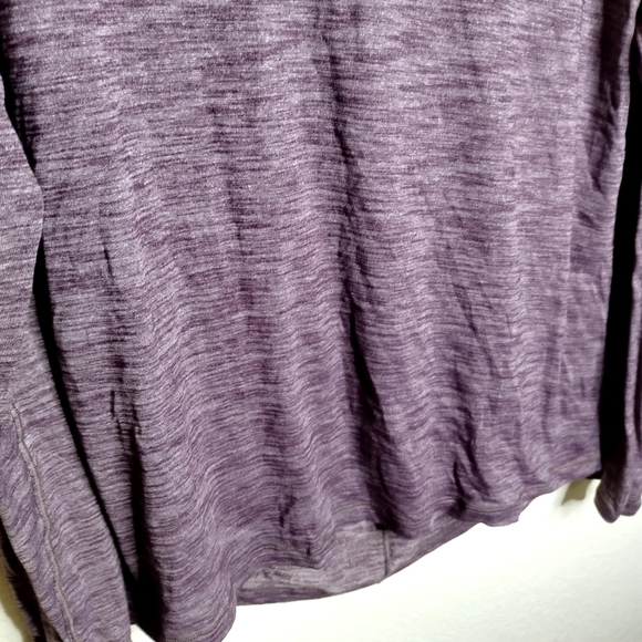 Lululemon deep crew neck long sleeve running shirt sz 12 - Picture 3 of 7